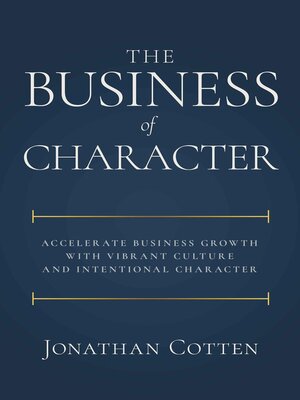 cover image of The Business of Character